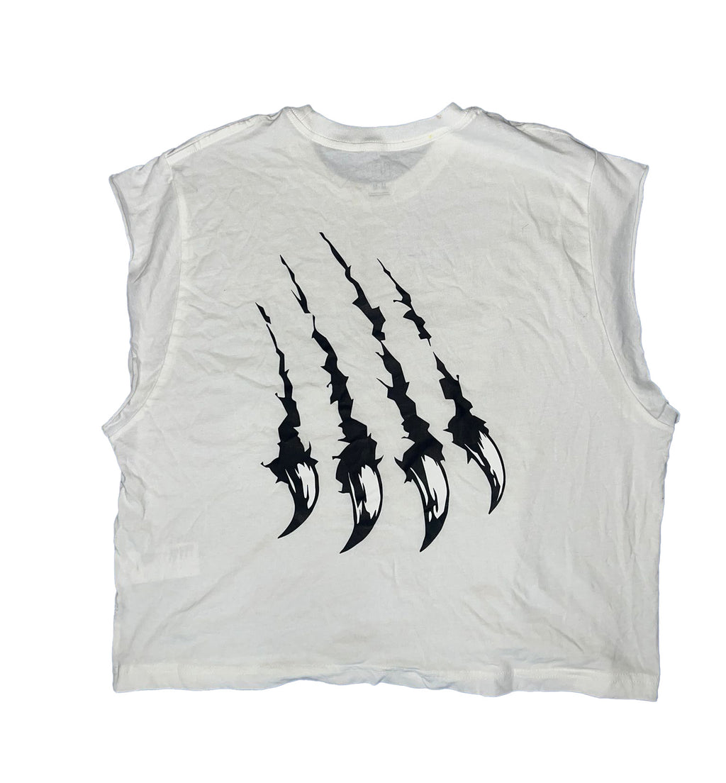Stubborn Hellcat Muscle Tank (white)